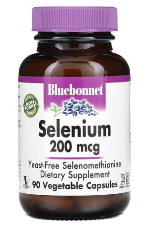 Bluebonnet Nutrition, Selenium, 200 mcg, 90 Vegetable Capsules