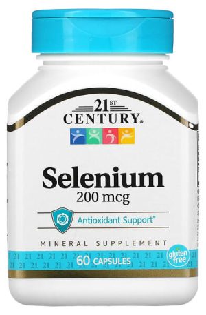 21st Century, Selenium, 200 mcg, 60 Capsules