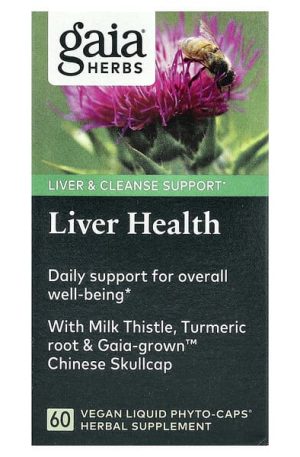 Gaia Herbs, Liver Health, 60 Vegan Liquid Phyto-Caps