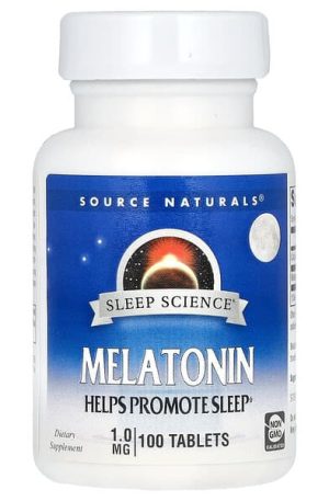 Source Naturals, Sleep Science, Melatonin, 1 mg, 100 Tablets