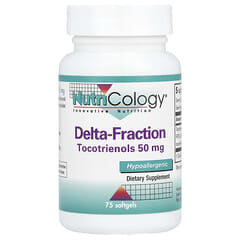 Nutricology, Delta-Fraction, Tocotrienols, 100 mg, 75 Softgels (50 mg per Softgel)