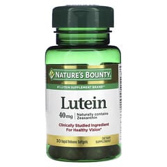 Nature's Bounty, Lutein, 40 mg, 30 Rapid Release Softgels