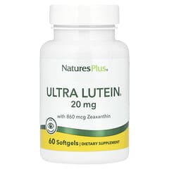 NaturesPlus, Ultra Lutein® with Zeaxanthin, 20 mg, 60 Softgels