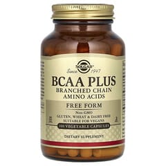 Solgar, BCAA Plus, Free Form, 100 Vegetable Capsules
