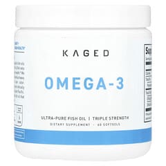 Kaged, Omega-3, Triple Strength, 60 Softgels